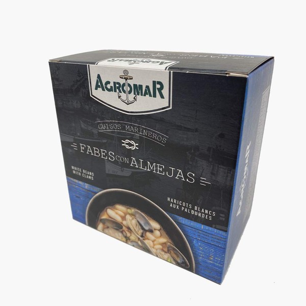 AGROMAR White Beans with clams - Pack of 3