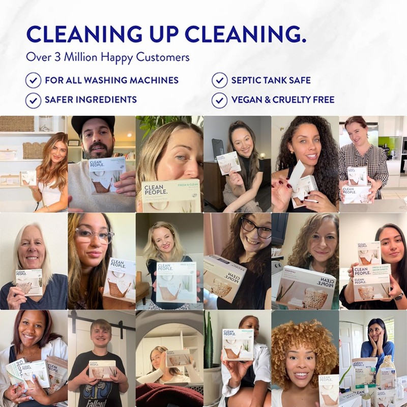 The Clean People Fabric Softener Sheets - Dryer Sheets -