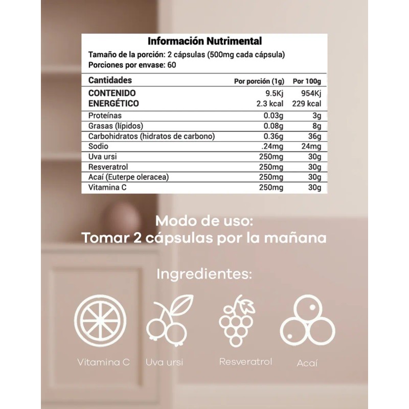Fitlife Nad Resveratrol 240 Cpsulas - 2 Meses Sin Sabor