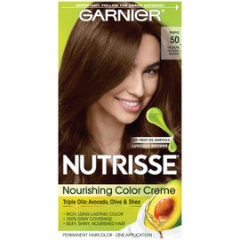 Garnier Nutrisse Nourishing Color Creme, 50 Medium Natural Brown