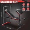 Foldable Weight Bench for Home Gym Adjustable Barbell Rack Leg
