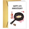 Funny Pun Iron Anniversary Card, Humorous 6 Year Wedding Anniversary