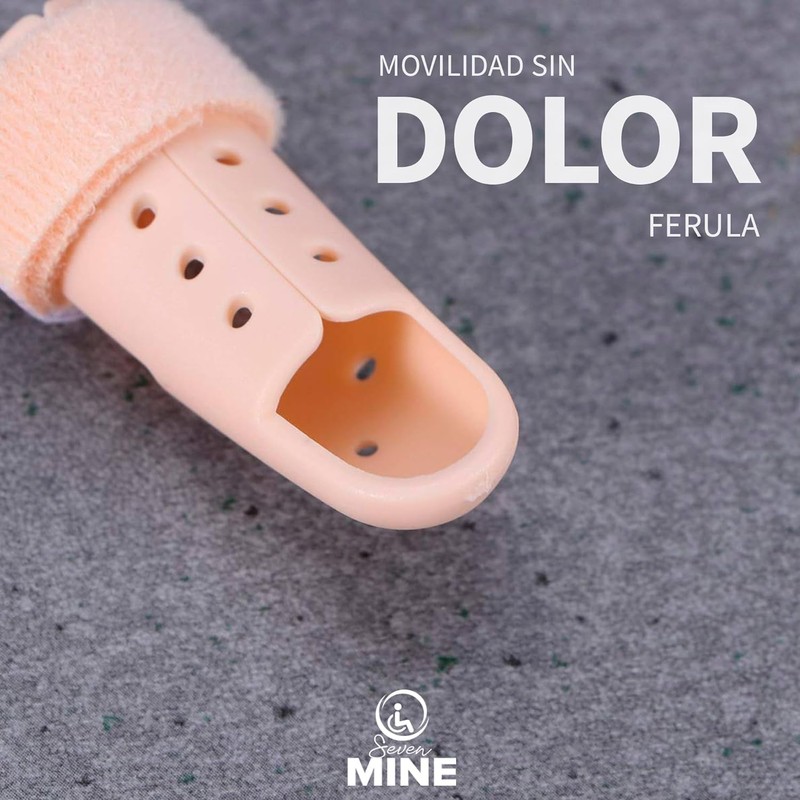 SEVEN MINE Férula Dedo Stack [1Pza, 3 Tamaños]: Sujeción Firme