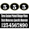our own SET OF 3 VINTAGE MOTOCROSS CUSTOM PRINTED VINYL