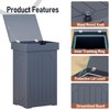 Function Home Trash Can Cabinet, 13 Gallon Kitchen Garbage Can,
