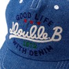 MIKI HOUSE DOUBLE_B 62-9101-458 Boy's Double Bee Cap S-LL, indigo