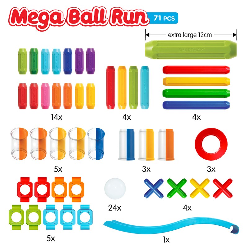 SmartMax Mega Ball Run STEM Magnetic Discovery Building and Ball