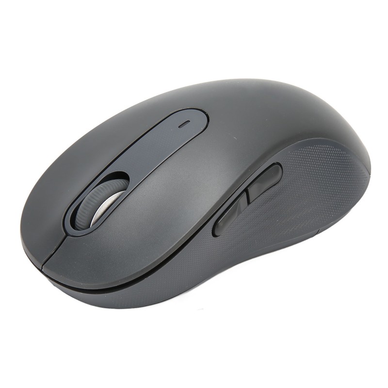 Wireless Mouse Black BT Or USB Receiver Silent Click Adjustable