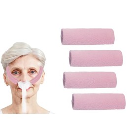 4 Pack CPAP Strap Covers，CPAP Mask Strap Cover, Face Cushion Cover, CPAP Headgear Strap Covers CPAP face Pads, Comfortable CPAP Supplies (Pink)