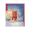 Clintons: Traditional Door Scene Christmas Card