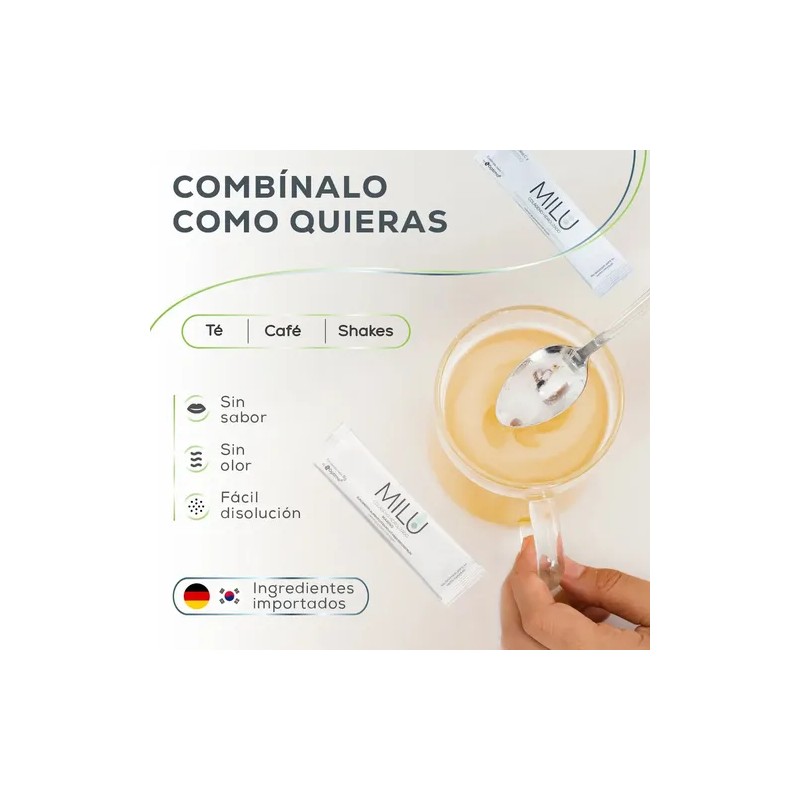 Kit Milu Colágeno Magnesio Y Vitamina C + Colágeno Marino