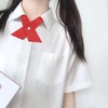 Mantieqingway School Uniform Pre Tied Bows for Girls Women Solid