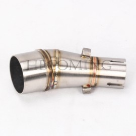 ISTUNT Motorcycle Exhaust Mid Link Pipe For KAWASAKI NINJA 250 250R NINJA 300 2008-2017
