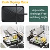 LIYI Dish Drying Rack,Large Dish Rack for Kitchen Counter,2-Tier Dish