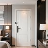 Mooche Door Latch Black Door Hook and Eye Latch, Zinc