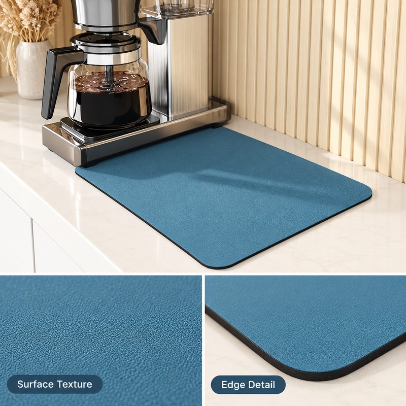 Super Absorbent Kitchen Drying Mat for Countertops – Quick-Dry 20