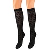 Piarini Dirndl Stockings Women's Long Costume Knee Socks with Crochet