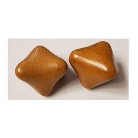 sf) Set of 2 premium wood acupressure balls / wooden portable massage Original product 3ea