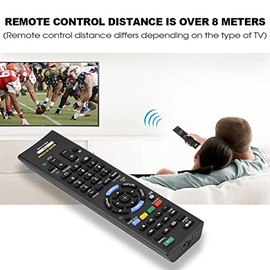 Mando a Distancia para TV RM L1165, Mando a Distancia Universal de Repuesto para Televisores LCD de Todas Las Series, con Material ABS de