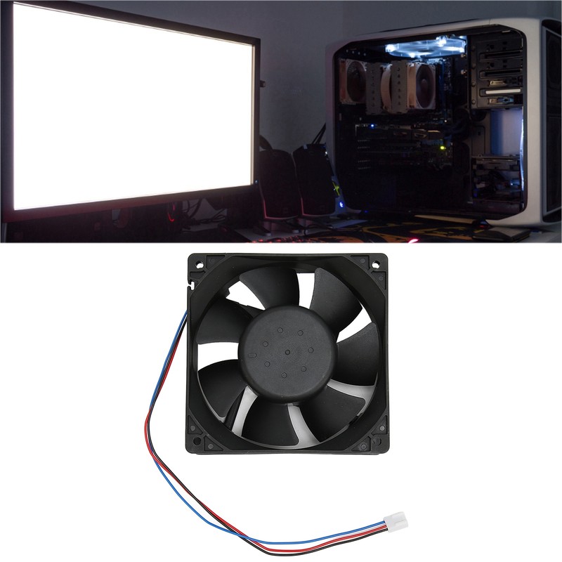CPU Cooling Fan 120mm 24V 0.75A 1300RPM Quiet 3Pin Connector