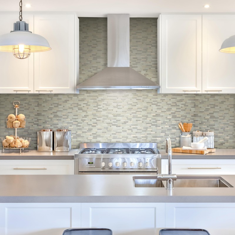 SMART TILES Peel and Stick Backsplash - 5 Sheets of