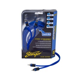 Stinger SI6212 2-Channel RCA Connection Cable for Stinger Amplifier Sets 3.6 m 6000 Series
