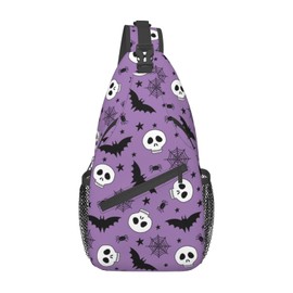 Fylybois Bat Sling Bag Multipurpose Crossbody Backpack For Women Chest Daypack Outdoor Cycling Hiking Travel