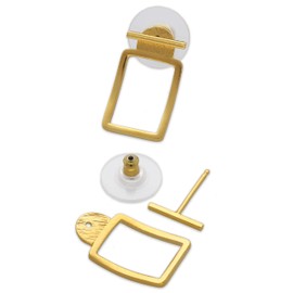 Gold Sterling Silver Earring Jackets, Gift Silver Ear Jacket Earrings, Minimalist Earrings, Statement Earrings Double Sided Earrings Front Back Earrings