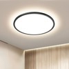 OTREN LED Ceiling Light Flat: Round 4000 K Bathroom for