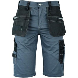MS9 Mens Work Redhawk Cargo Combat Holster Pockets Tactical Worker Working Shorts Grey