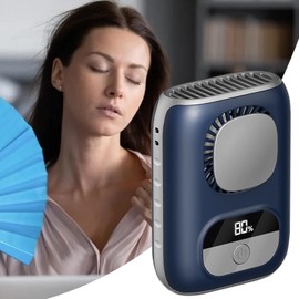 Neck Fan | Waist Portable Cooling Fan,Low Noise Wearable Tool Gadgets for Women Men Indoor Outdoor Travel Camping Jobsite Kitchen Home