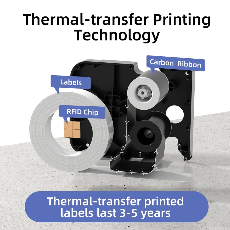 MakeID Wire and Cable P-Flag Polypropylene Labels 0.82"H x 1.65"W