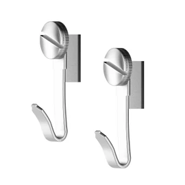 2 Small Picture Hooks for Gallery/Picture Rails Pack of Picture Rail Hang It