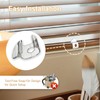 NIIIYTYB 6 Pcs Cordless Shade Handle Pull for Windows Graber