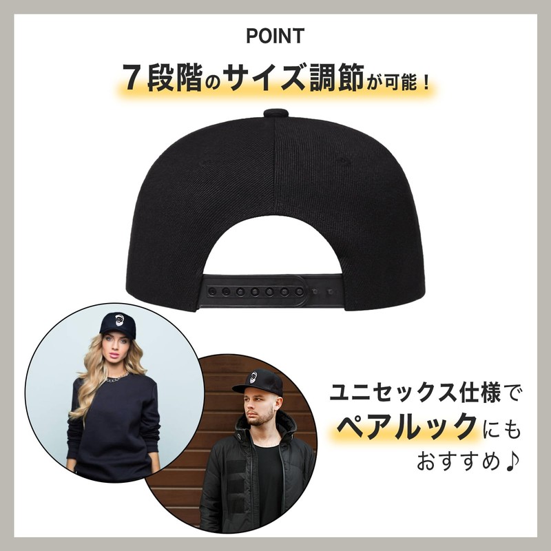 Aglem Men's Snapback Beard Father Hat, Large Size, Korean Beard,