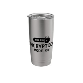Cybersecurity Computer Security Cyber Security Mode On Stainless Steel Insulated Tumbler