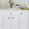 Perilla Home Set of 6 Kono Off White Ceramic Knob