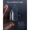 AINOPE Smallest 4.8A All Metal USB Car Charger Port, phones