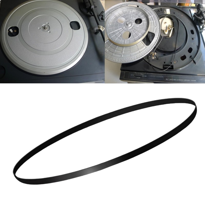 Turntable Belt Replacement for Mitsubishi DP-11, DP-12, LT-90, X-10, LT-5V,
