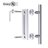 EaseLife 12" Stainless Steel Sliding Barn Door Handles and Pulls