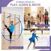 GSi Multicolor Sparkling Gymnastic Ribbon Wands [6 Pack] with 9