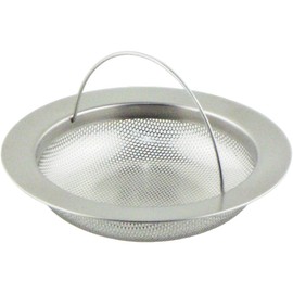 Nagao Tsubame Sanjo Drain Hole, Garbage Catcher, Kitchen, 18-8 Stainless Steel, Shallow Type, Compatible Drain Size 5.7 inches (14.5 cm), Made in Japan