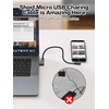 YACSEJAO 9 Inch Micro USB Cable Short USB A to