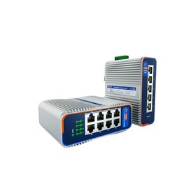 PUSR Industrial Ethernet Switch 100M 8 Ports Plug & Play -40°C ~ 85°C Lighting Protection 6kV Dustproof Design IP40 Protection USR-ISF1008