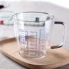 250ml 500ml Heat-resisting Glass Measuring Cup Milk Scale Microwave Measure