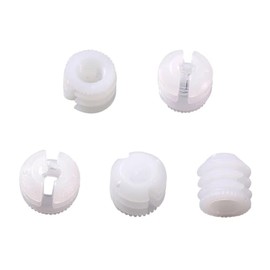 500 Pieces M6 Furniture Plastic Pre-Inserted Nuts Furniture Fittings Pre-Inserted Nuts Hard Plastic Pre Inserted Nut Hinge Dowel Inserts 6mm for Furniture Connector Fittings, 10.8 x 10.5cm