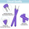 WLICCHS 7 Pieces Different Size Quilling Tools Quilling Paper Strips