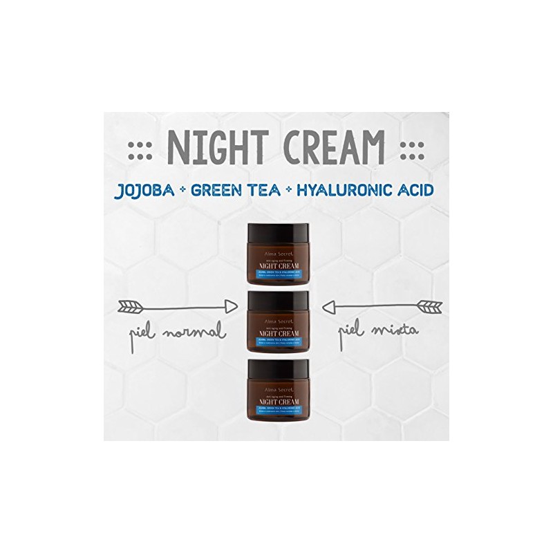 Alma Secret Multi-Repair Night Anti-Ageing with Jojoba, Green Tea &