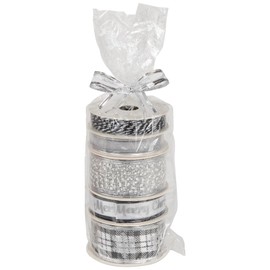 Northlight Set of 5 Merry Christmas Matching Themed Craft Ribbons 1.5" x 3 Yards