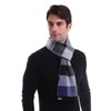 KEECOW Mens Merino Wool Winter Scarf Classic Warm Soft Thick